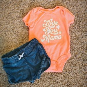 Love you mama outfit